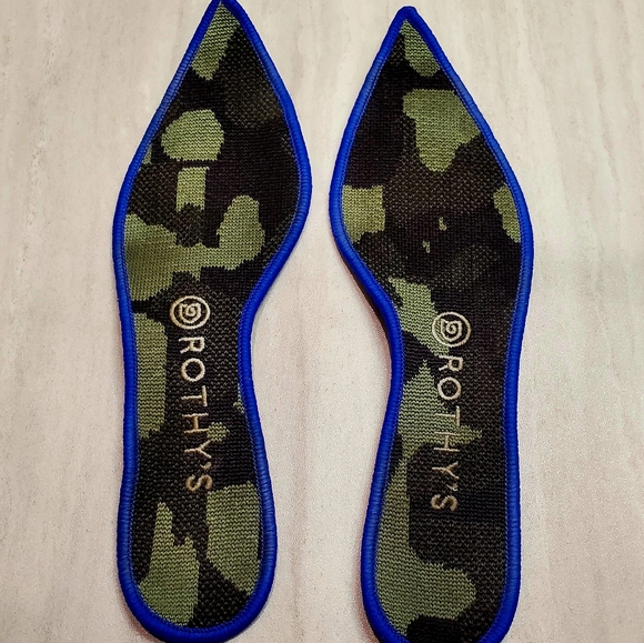 Rothy's Green Camouflage Pointed Flats - Picture 3 of 7